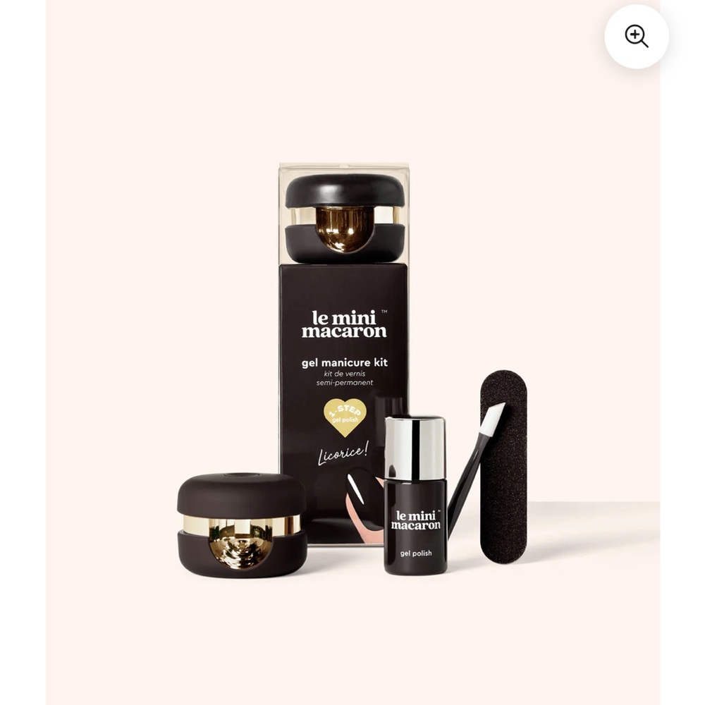 Black and Gold Nail Tools Set